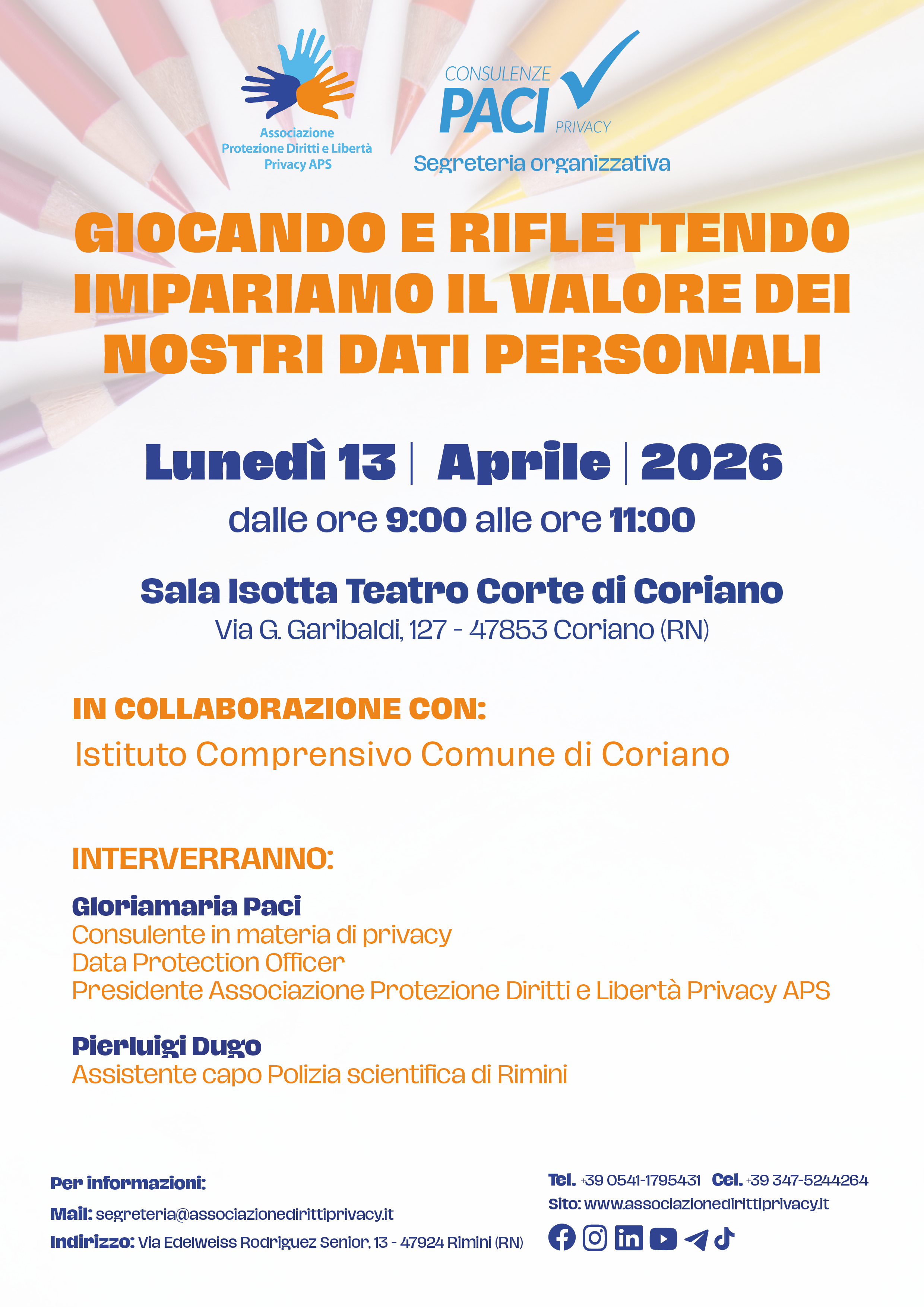 GIOCANDO E RIFLETTENDO IMPARIAMO IL VALORE DEI NOSTRI DATI PERSONALI