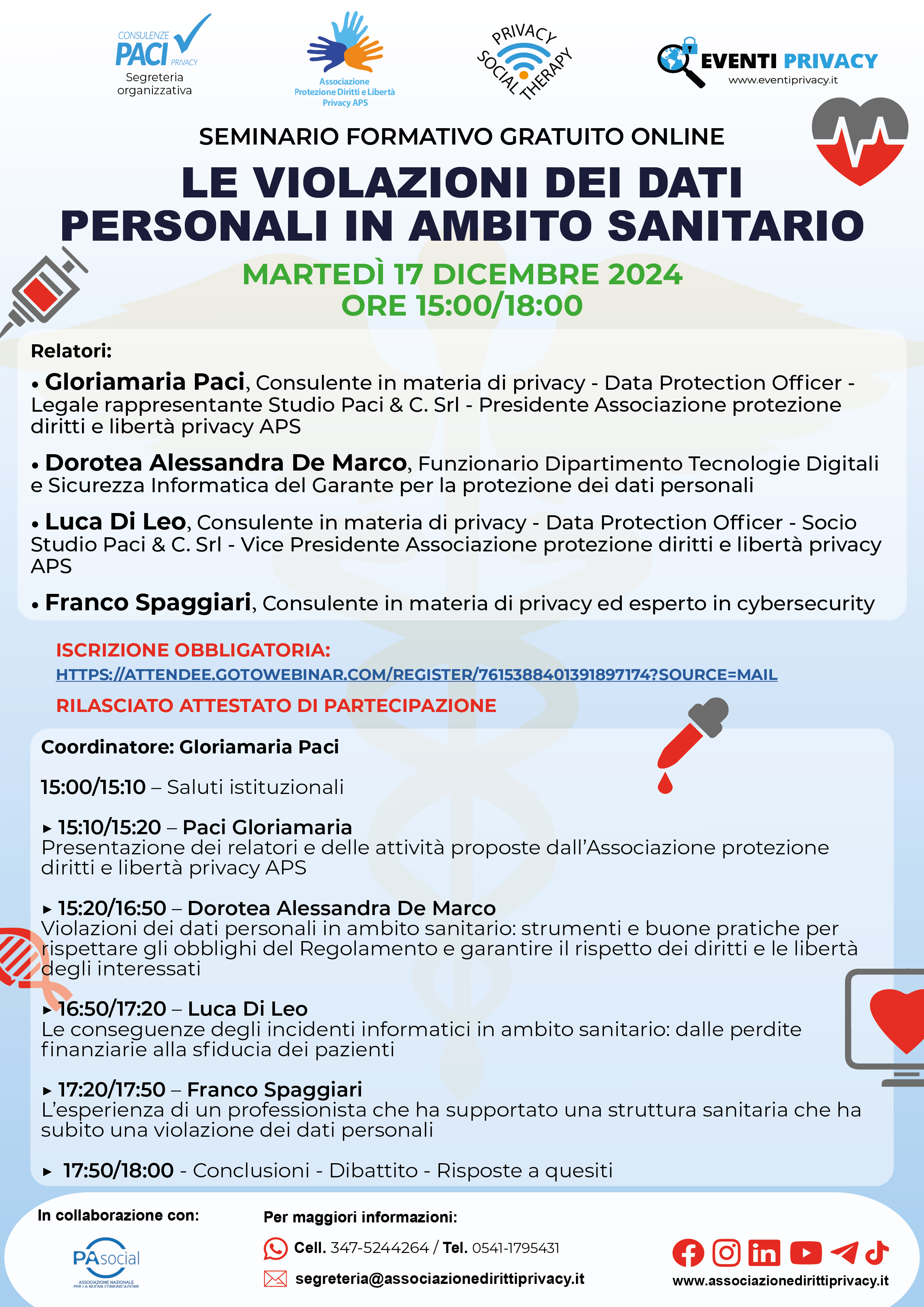 LE VIOLAZIONI DEI DATI PERSONALI IN AMBITO SANITARIO